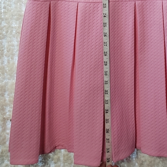 Vintage 60s pink barbie pleated drop waist dress size small/medium - Picture 9 of 14